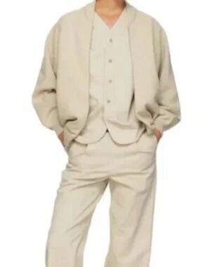 ESSENTIALS All Gender Full Zip Cardigan Soft Thick Knit SZ XXL